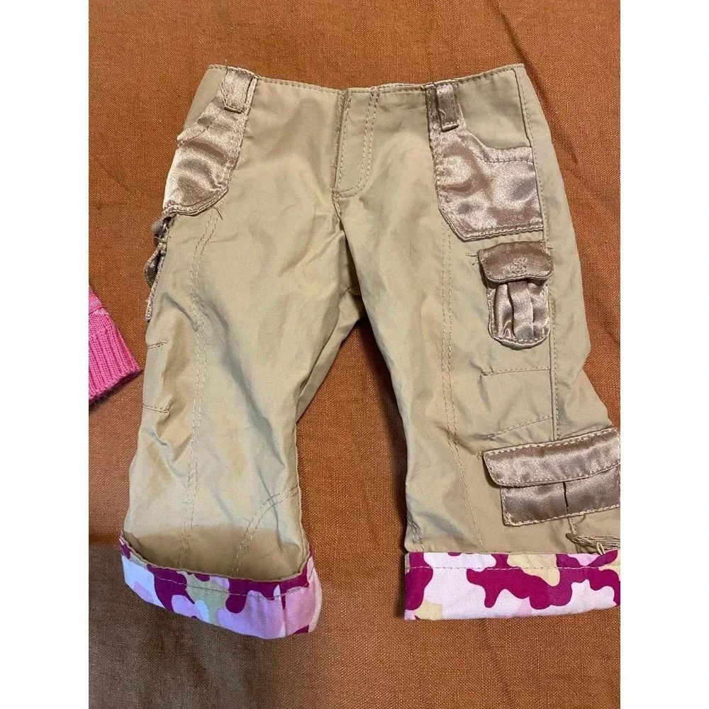 American Girl Doll Clothes Cardigan Isle Sweater Cargo Pants Lot